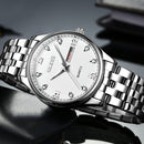 OLEVS 5570 Men Fashion Business Style Waterproof Quartz Watch(White)