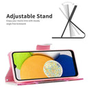 For Samsung Galaxy A03 166mm Colored Drawing Pattern Leather Phone Case(Sun Flower)