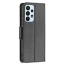 For Samsung Galaxy A23 5G Litchi Texture Pure Color Leather Phone Case(Black)
