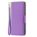 For Samsung Galaxy A23 5G Litchi Texture Pure Color Leather Phone Case(Purple)