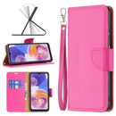 For Samsung Galaxy A23 5G Litchi Texture Pure Color Leather Phone Case(Rose Red)