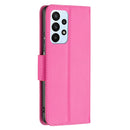 For Samsung Galaxy A23 5G Litchi Texture Pure Color Leather Phone Case(Rose Red)