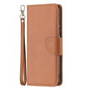 For Samsung Galaxy A23 5G Litchi Texture Pure Color Leather Phone Case(Brown)