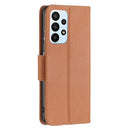 For Samsung Galaxy A23 5G Litchi Texture Pure Color Leather Phone Case(Brown)