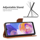 For Samsung Galaxy A23 5G Litchi Texture Pure Color Leather Phone Case(Brown)