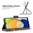 For Samsung Galaxy A03 166mm Colored Drawing Pattern Zipper Leather Phone Case(Big Tree)