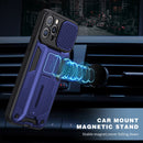 For iPhone 13 Pro Max Sliding Camera Cover Design Phone Case (Black)