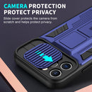 Sliding Camera Cover Design Phone Case For iPhone 11(Silver)
