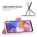 For Samsung Galaxy A23 5G Colored Drawing Pattern Flip Leather Phone Case(Umbrella Elephant)
