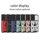 For Xiaomi Redmi Note 11 Pro (Global) Sliding Camera Cover TPU+PC Phone Case(Blue)