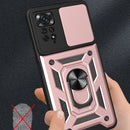 For Xiaomi Redmi Note 11 Pro (Global) Sliding Camera Cover TPU+PC Phone Case(Blue)