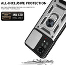 For Xiaomi Redmi Note 11S Sliding Camera Cover TPU+PC Phone Case(Silver)