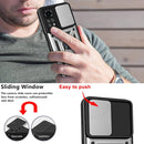For Xiaomi Redmi Note 11S Sliding Camera Cover TPU+PC Phone Case(Silver)