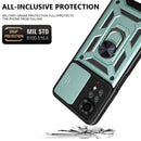 For Xiaomi Redmi Note 11S Sliding Camera Cover TPU+PC Phone Case(Green)