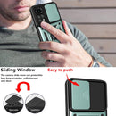 For Xiaomi Redmi Note 11S Sliding Camera Cover TPU+PC Phone Case(Green)