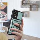 For Xiaomi Redmi Note 11S Sliding Camera Cover TPU+PC Phone Case(Green)