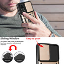 For Xiaomi Redmi Note 11S Sliding Camera Cover TPU+PC Phone Case(Gold)
