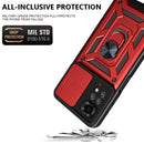 For Xiaomi Redmi Note 11S Sliding Camera Cover TPU+PC Phone Case(Red)