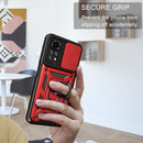 For Xiaomi Redmi Note 11S Sliding Camera Cover TPU+PC Phone Case(Red)