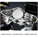 OLEVS 5570 Men Fashion Business Style Waterproof Quartz Watch(Black)