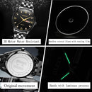 OLEVS 5570 Men Fashion Business Style Waterproof Quartz Watch(Black)