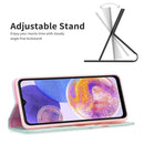 For Samsung Galaxy A23 5G Invisible Magnetic Painted Leather Phone Case(Cat)