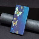 For Samsung Galaxy A23 5G Invisible Magnetic Painted Leather Phone Case(Gold Butterflies)