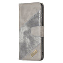 For Samsung Galaxy A23 5G Matching Color Crocodile Texture Leather Phone Case(Grey)