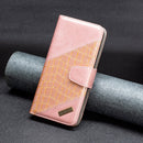 For Samsung Galaxy A23 5G Matching Color Crocodile Texture Leather Phone Case(Rose Gold)