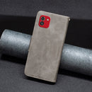 For Samsung Galaxy A03 166mm Lambskin Texture Pure Color Flip Leather Phone Case(Grey)