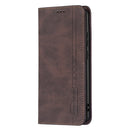 For Samsung Galaxy A03 166mm BF08 Magnetic RFID Flip Leather Phone Case(Brown)