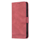 For Samsung Galaxy A03 166mm BF09 Magnetic Buckle RFID Flip Leather Phone Case(Red)