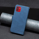 For Samsung Galaxy A03 166mm BF09 Magnetic Buckle RFID Flip Leather Phone Case(Blue)