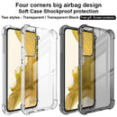 For Samsung Galaxy S22+ 5G imak TPU Phone Case with Screen Protector(Transparent Black)