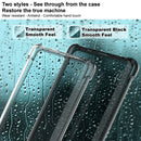 For Samsung Galaxy S22 Ultra 5G imak TPU Phone Case with Screen Protector(Transparent Black)