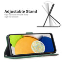 For Samsung Galaxy A03 166mm BF05 Magnetic Buckle Rhombus Texture Leather Phone Case(Green)