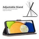 For Samsung Galaxy A03 166mm BF05 Magnetic Buckle Rhombus Texture Leather Phone Case(Grey)