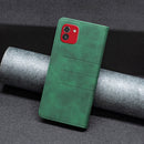 For Samsung Galaxy A03 166mm BF10 Color Block Magnetic Flip Leather Phone Case(Green)