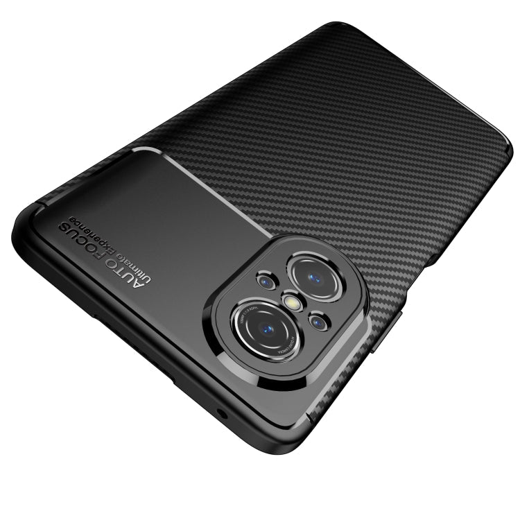 For Huawei nova 9 SE Carbon Fiber Texture Shockproof TPU Phone Case(Black)