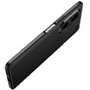 For Huawei nova 9 SE Carbon Fiber Texture Shockproof TPU Phone Case(Blue)