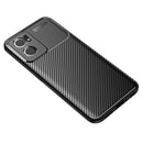 For OnePlus Nord CE 2 5G Carbon Fiber Texture Shockproof TPU Phone Case(Black)