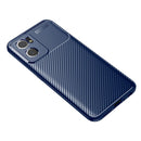 For OnePlus Nord CE 2 5G Carbon Fiber Texture Shockproof TPU Phone Case(Blue)