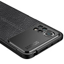 For Xiaomi Poco M4 Pro Fine Hole Version Litchi Texture Shockproof TPU Phone Case(Black)