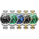 OLEVS 5885 Men Fashion Waterproof Luminous Quartz Watch(Black)