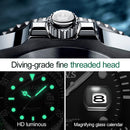 OLEVS 5885 Men Fashion Waterproof Luminous Quartz Watch(Black)