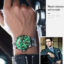 OLEVS 5885 Men Fashion Waterproof Luminous Quartz Watch(Black)