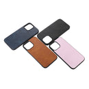Cowhide Texture PU Phone Case For iPhone 12 Pro Max(Brown)