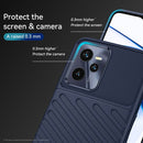 For OPPO Realme C35 Thunderbolt Shockproof TPU Protective Soft Phone Case(Blue)