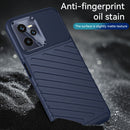 For OPPO Realme C35 Thunderbolt Shockproof TPU Protective Soft Phone Case(Blue)