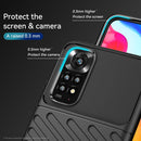 For Xiaomi Redmi Note 11 Global / Note 11S Thunderbolt Shockproof TPU Protective Soft Case(Black)